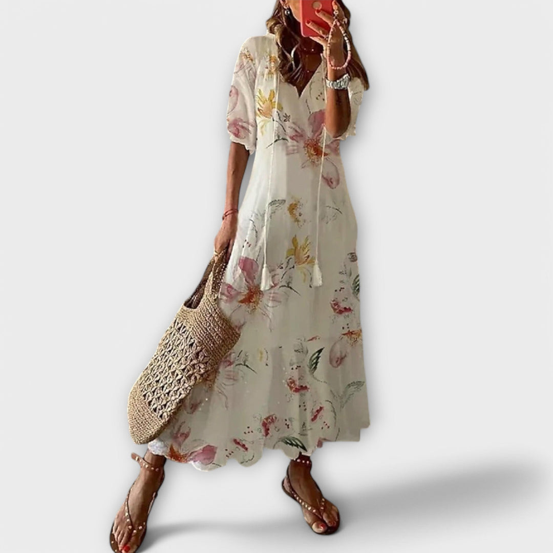 Savannah | Elegant Maxi Dress - Van Moreau Utrecht
