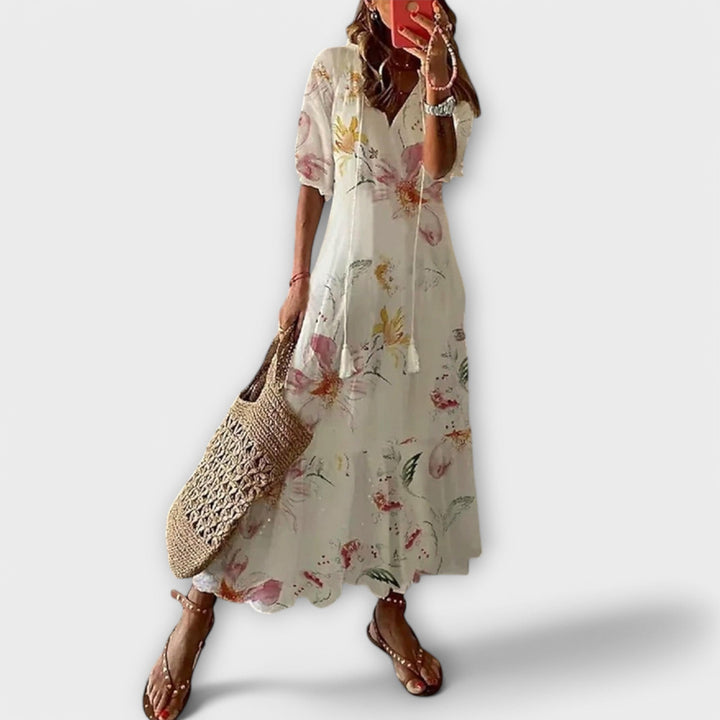 Savannah | Elegant Maxi Dress - Van Moreau Utrecht