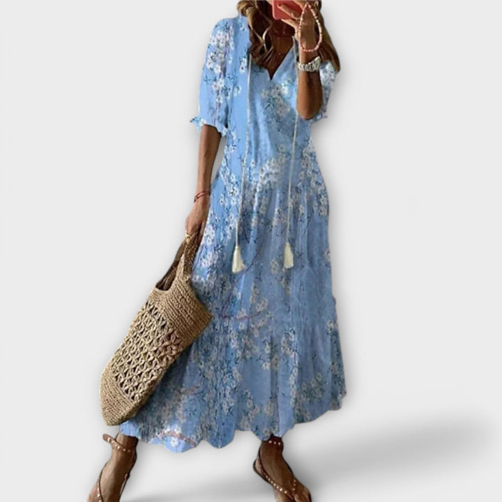Savannah | Elegant Maxi Dress - Van Moreau Utrecht