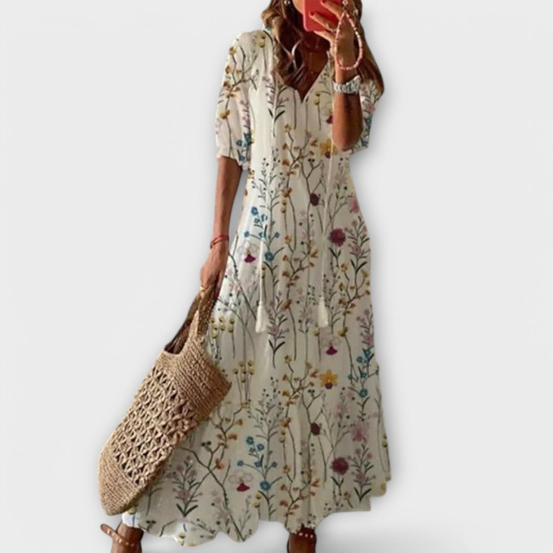 Savannah | Elegant Maxi Dress - Van Moreau Utrecht