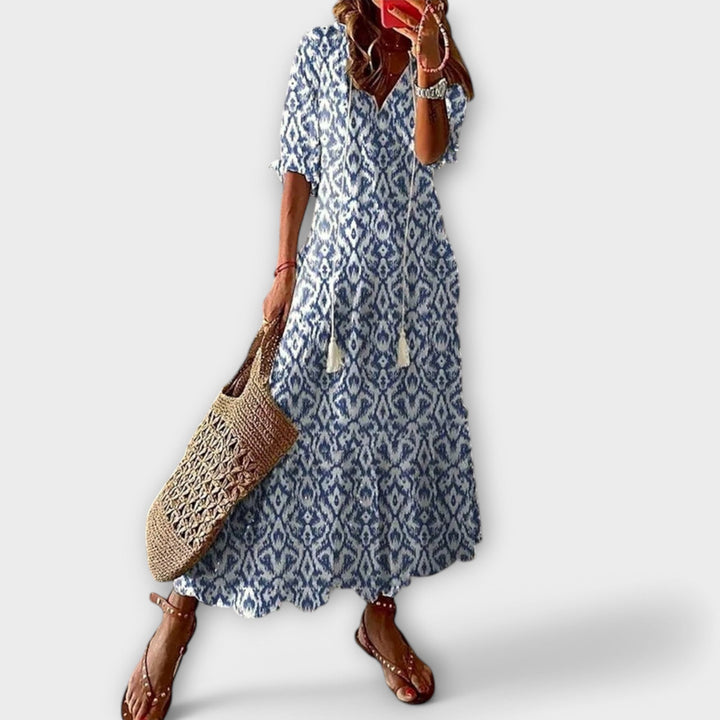 Savannah | Elegant Maxi Dress - Van Moreau Utrecht
