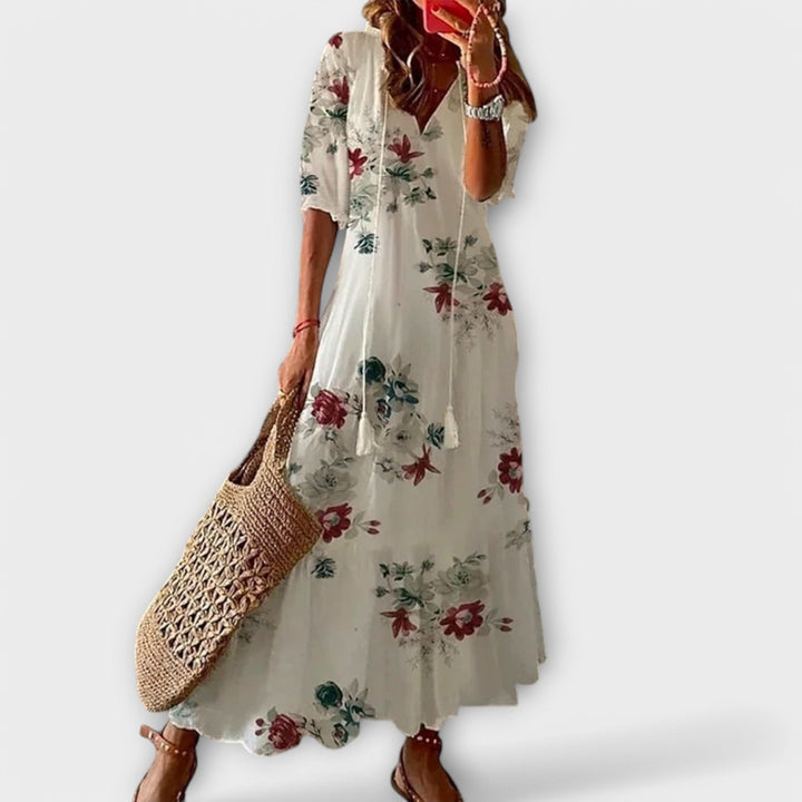 Savannah | Elegant Maxi Dress - Van Moreau Utrecht