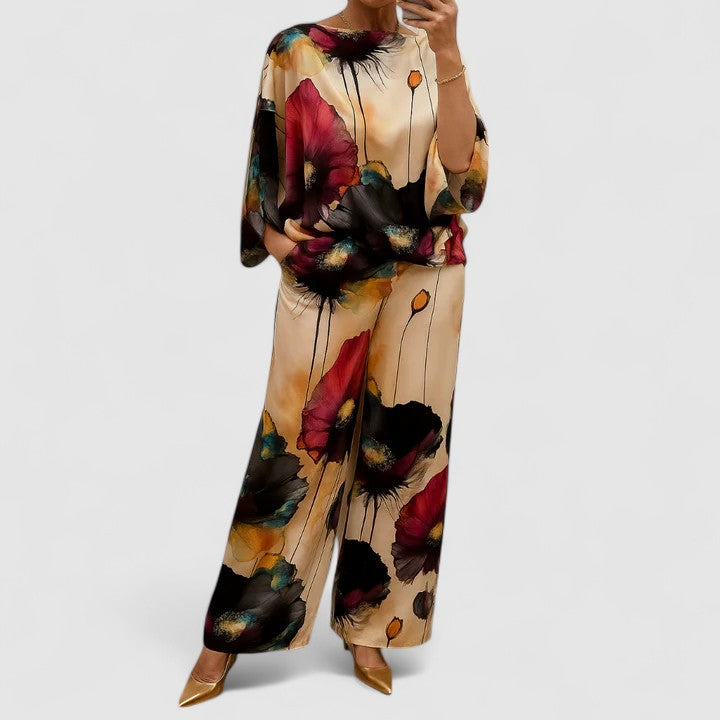 Monica™ | Conjunto Elegante de Dos Piezas - Van Moreau Utrecht