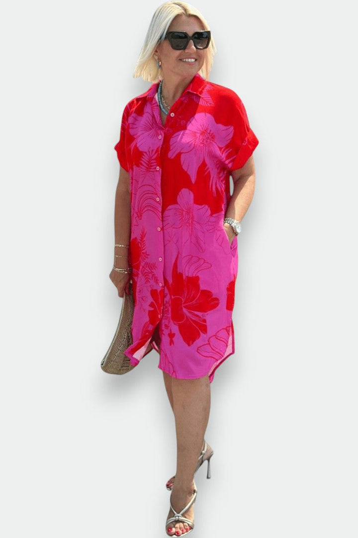 Naomi | Vestido con estampado de flores - Van Moreau Utrecht