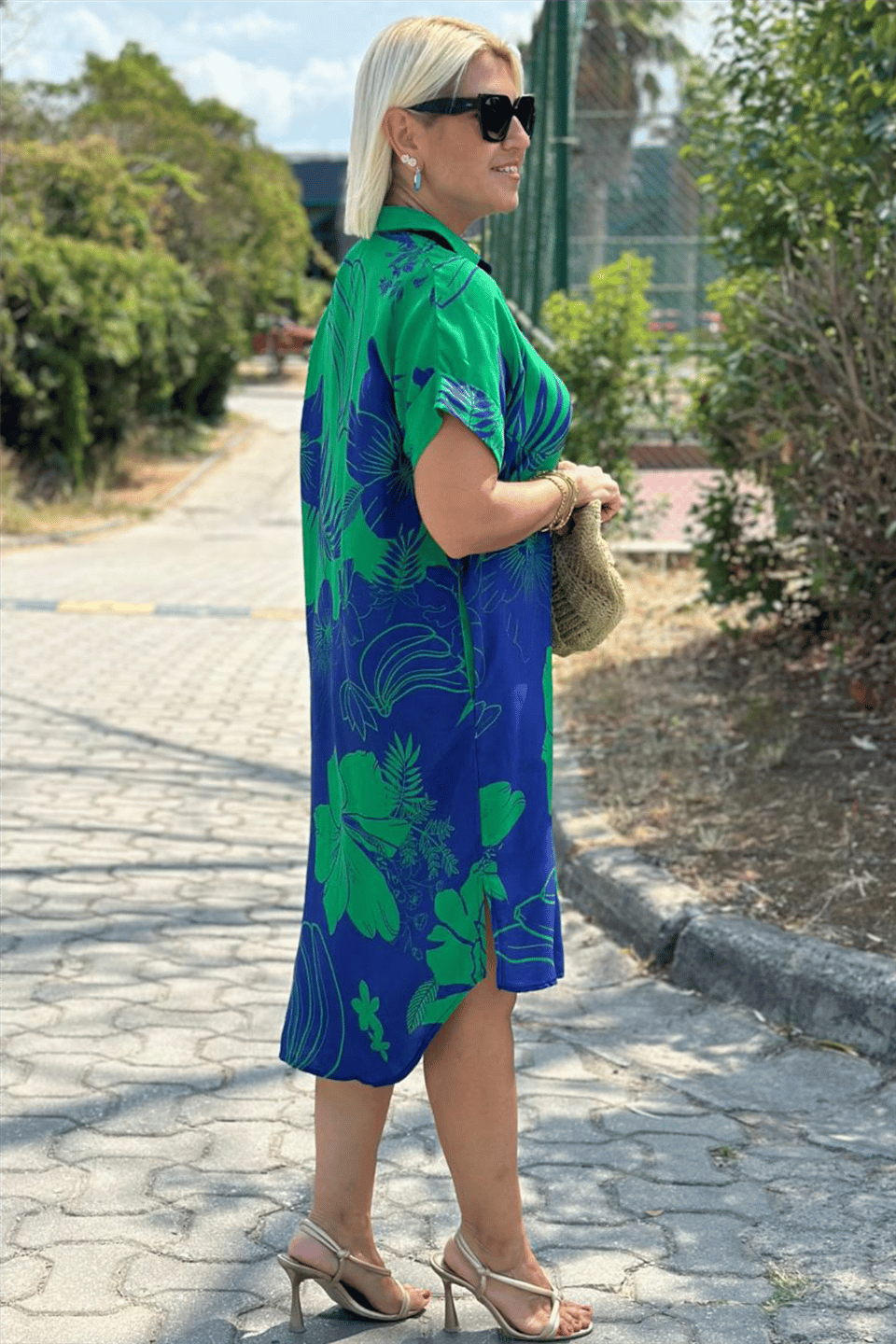 Naomi | Vestido con estampado de flores - Van Moreau Utrecht
