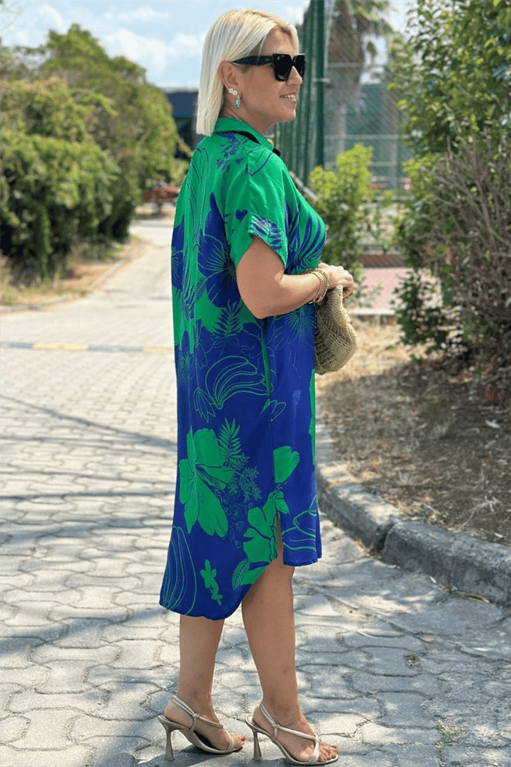 Naomi | Vestido con estampado de flores - Van Moreau Utrecht